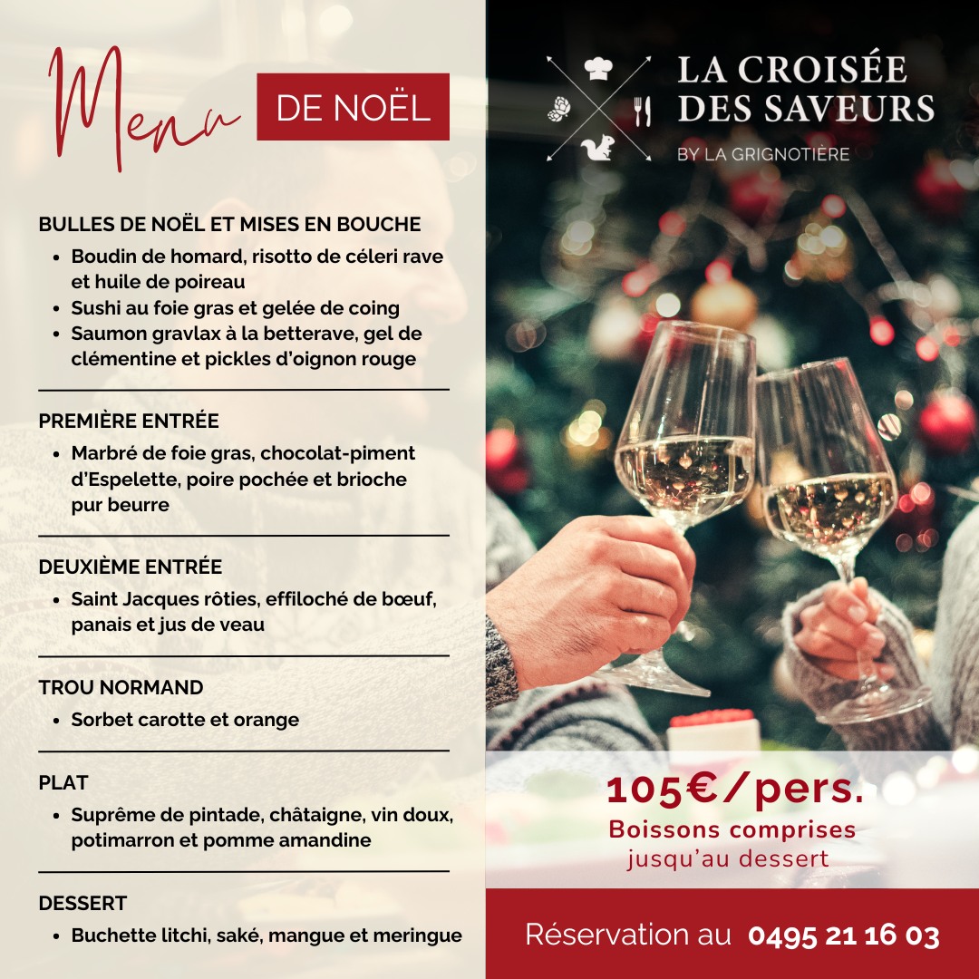menu de noel 2025