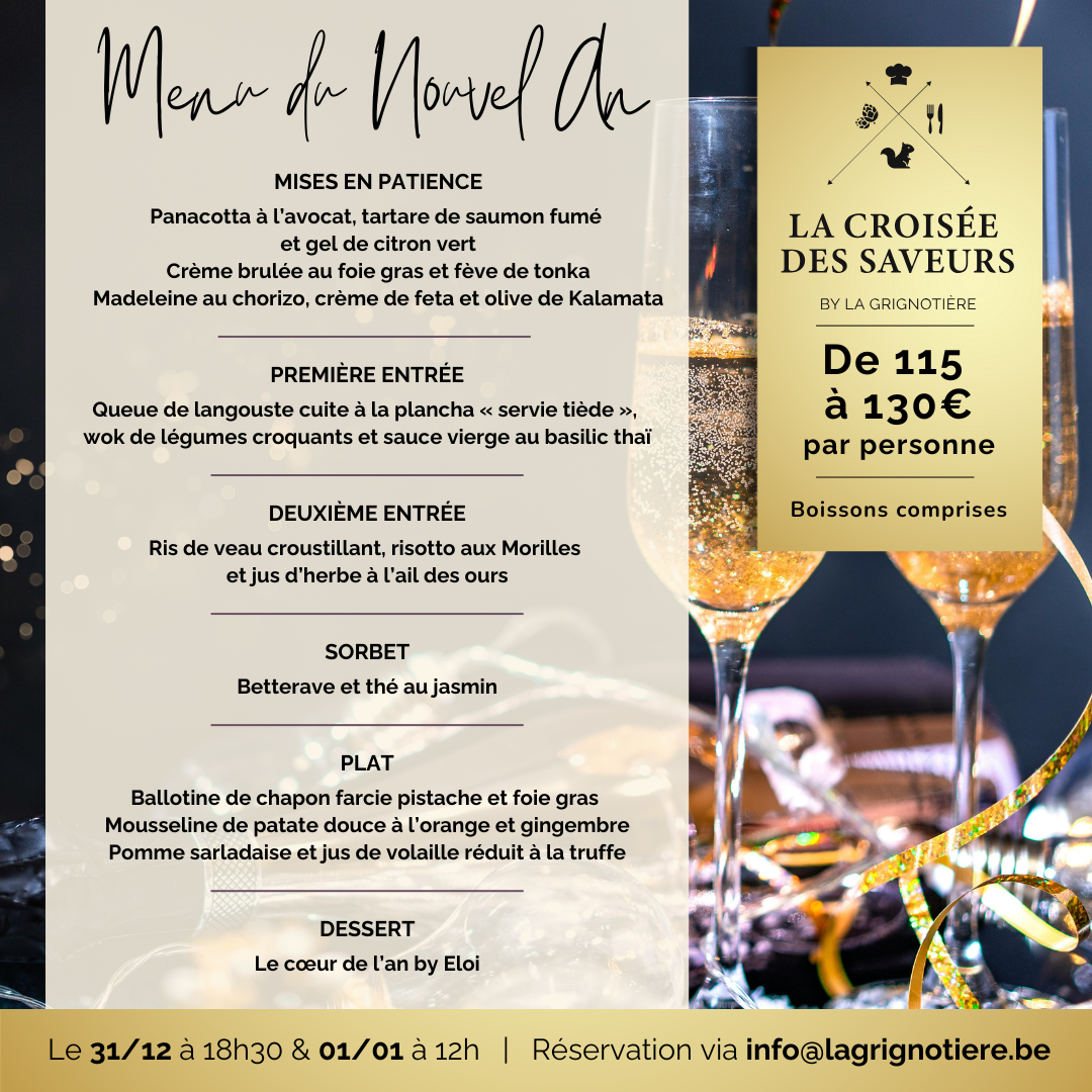menu du nouvel an 2025 la croisée des saveurs